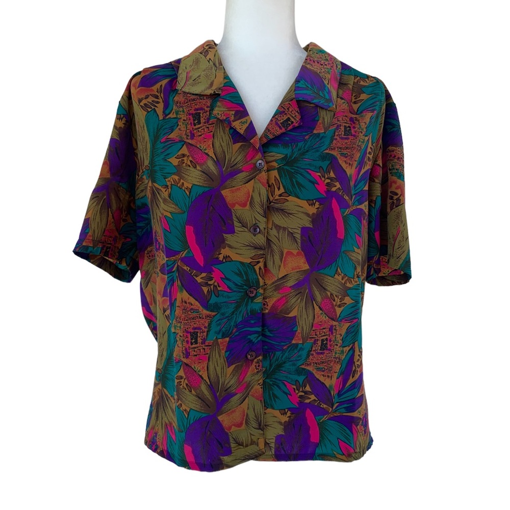 Vintage Blouse by Impressions Vibrant Print